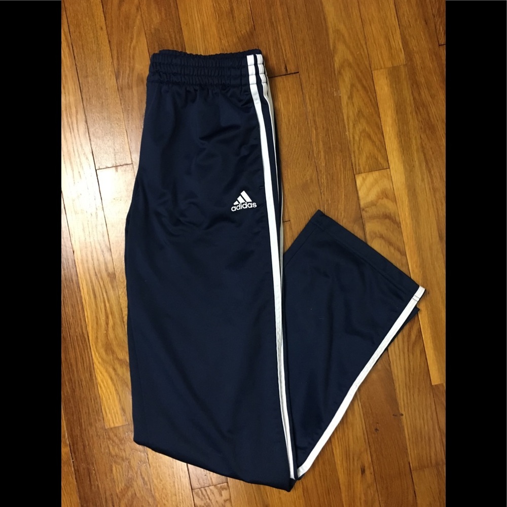 Adidas boys Track Pants XL navy sweat training